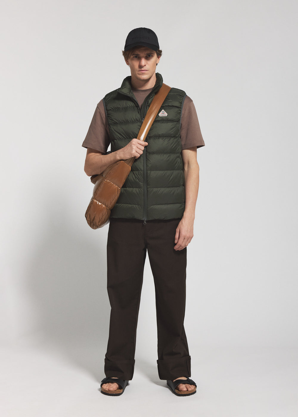 Doudoune sans-manches homme Pyrenex Arial khaki