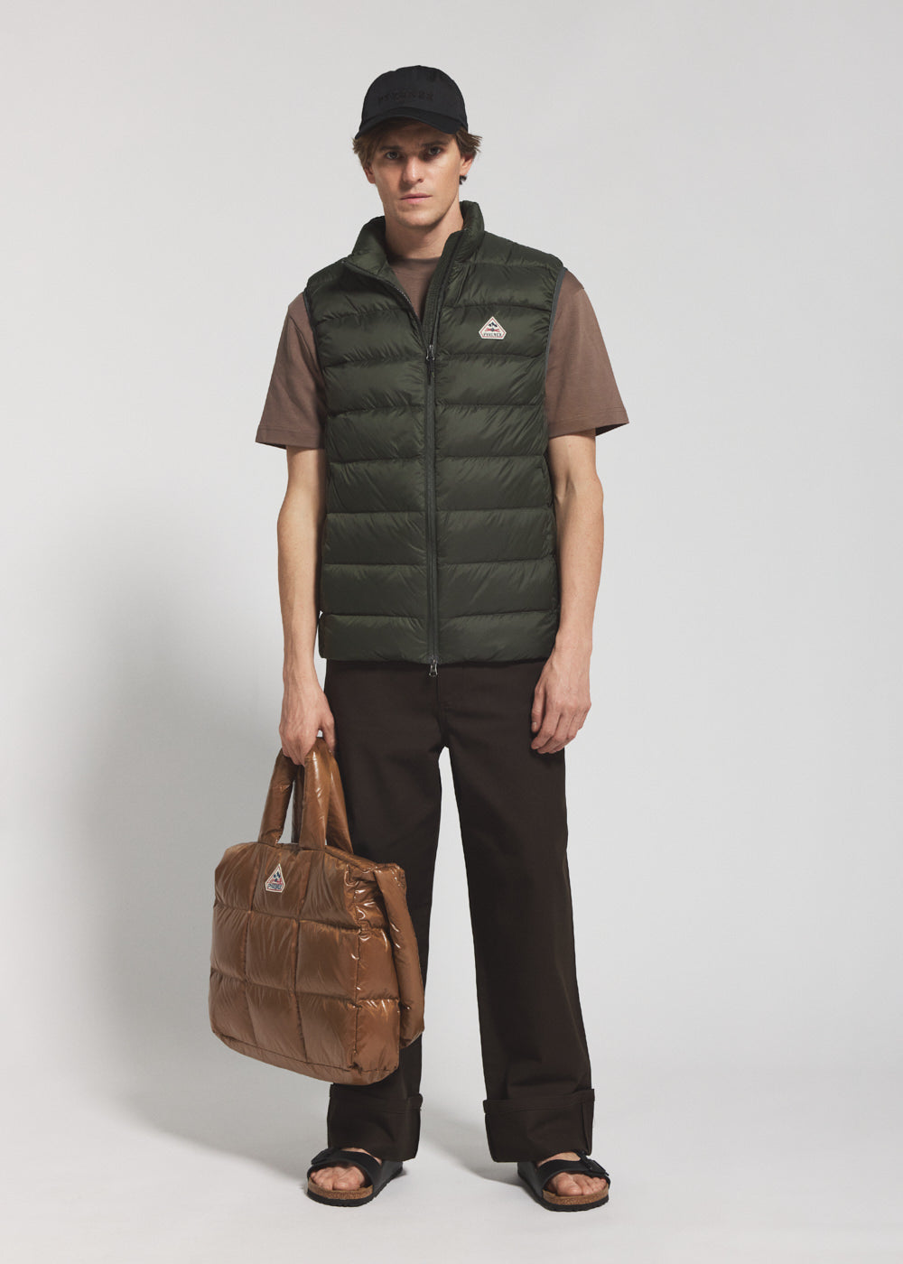 Doudoune sans-manches homme Pyrenex Arial khaki