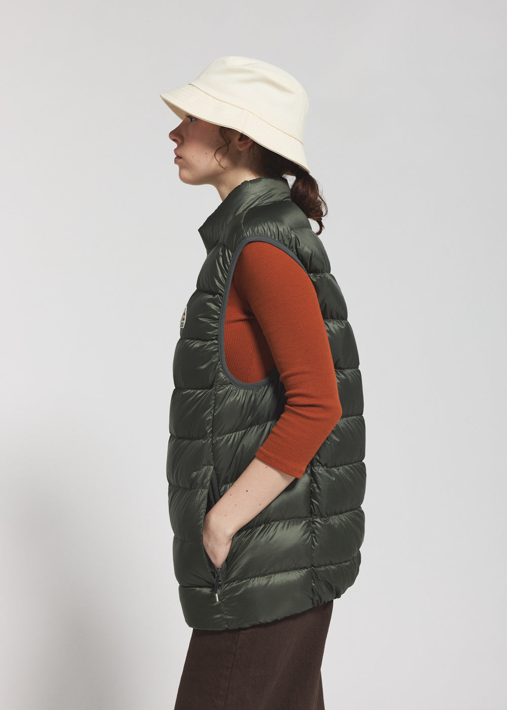 Doudoune sans-manches homme Pyrenex Arial khaki