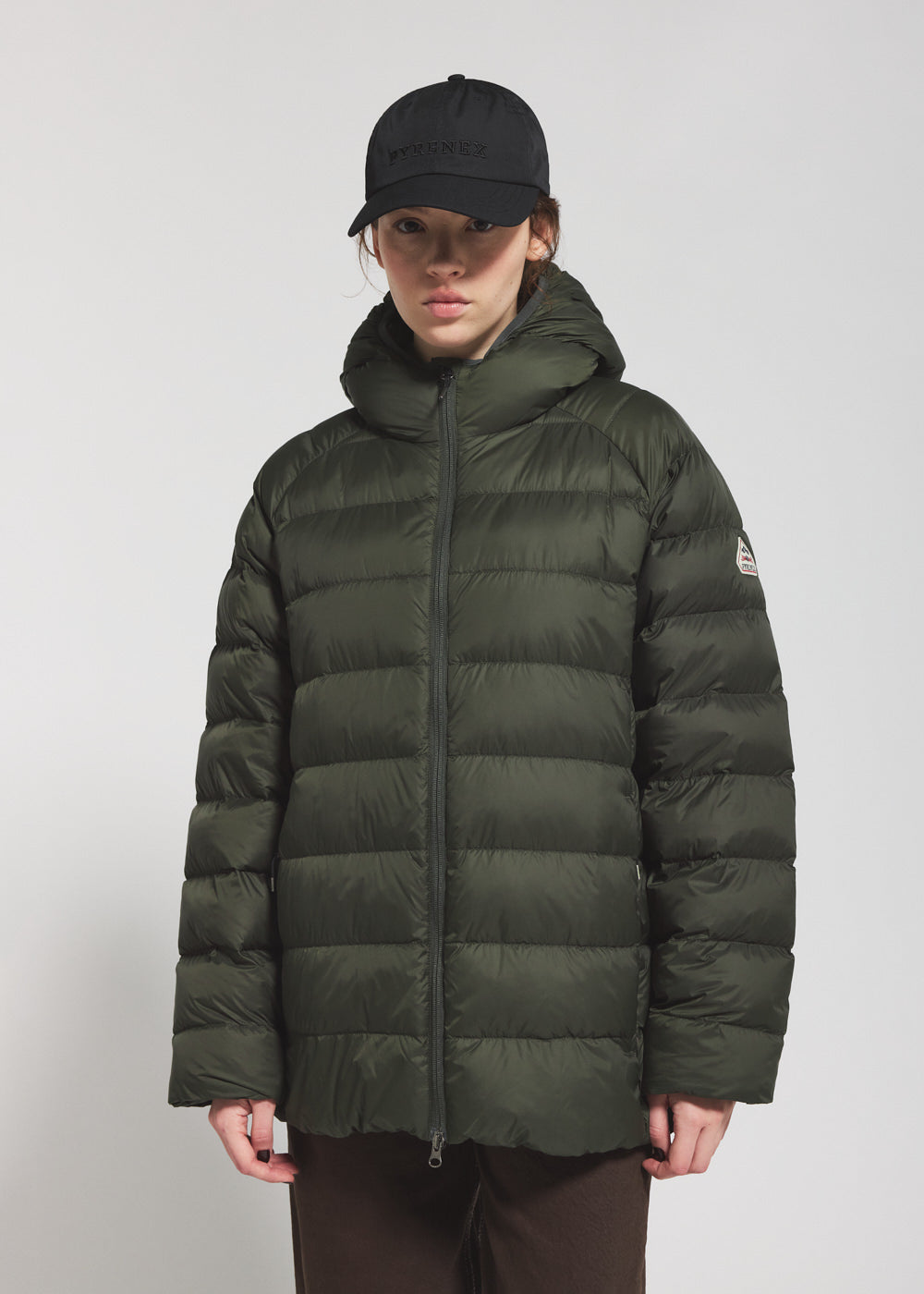 Doudoune à capuche homme Pyrenex Arial khaki