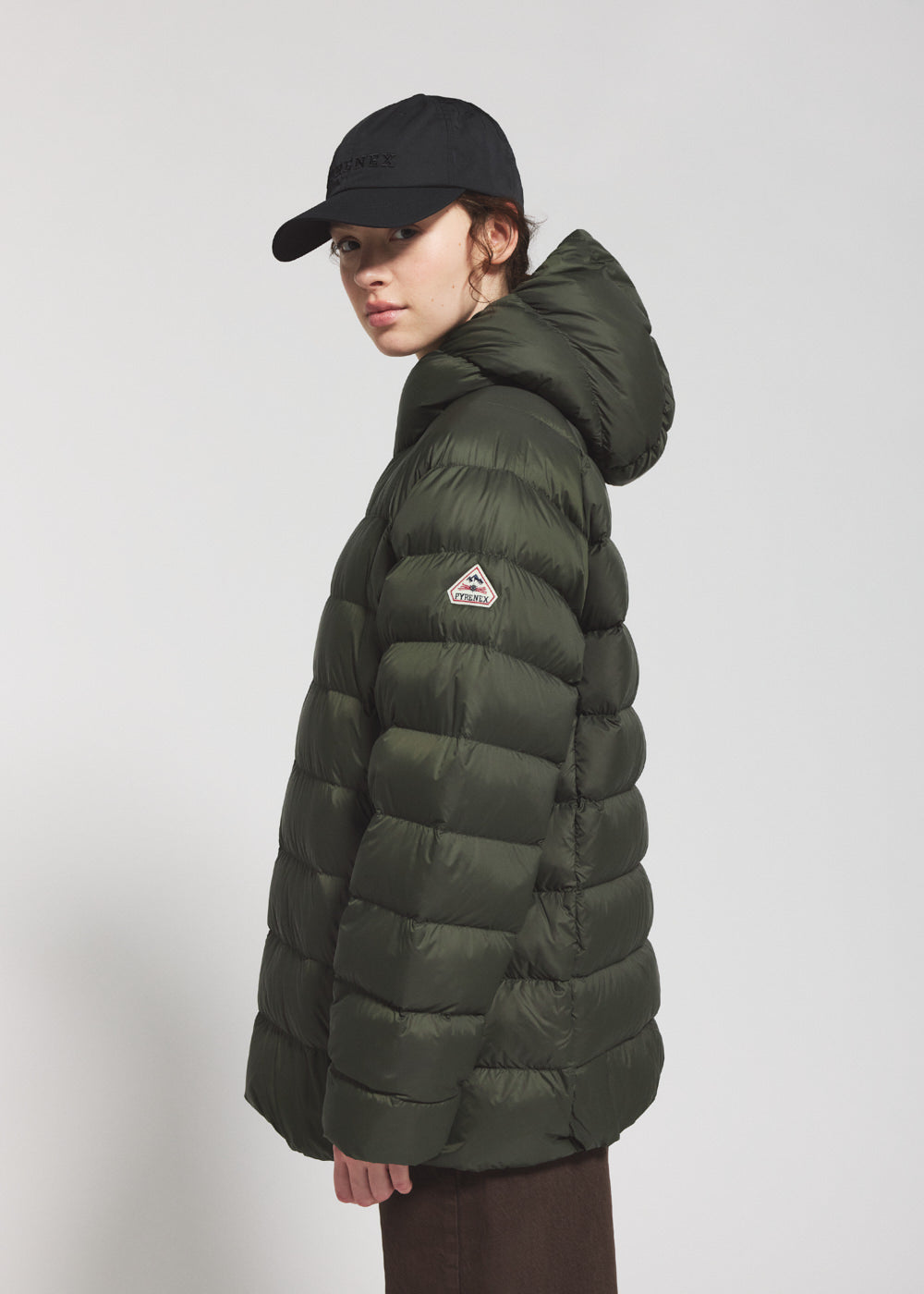 Doudoune à capuche homme Pyrenex Arial khaki