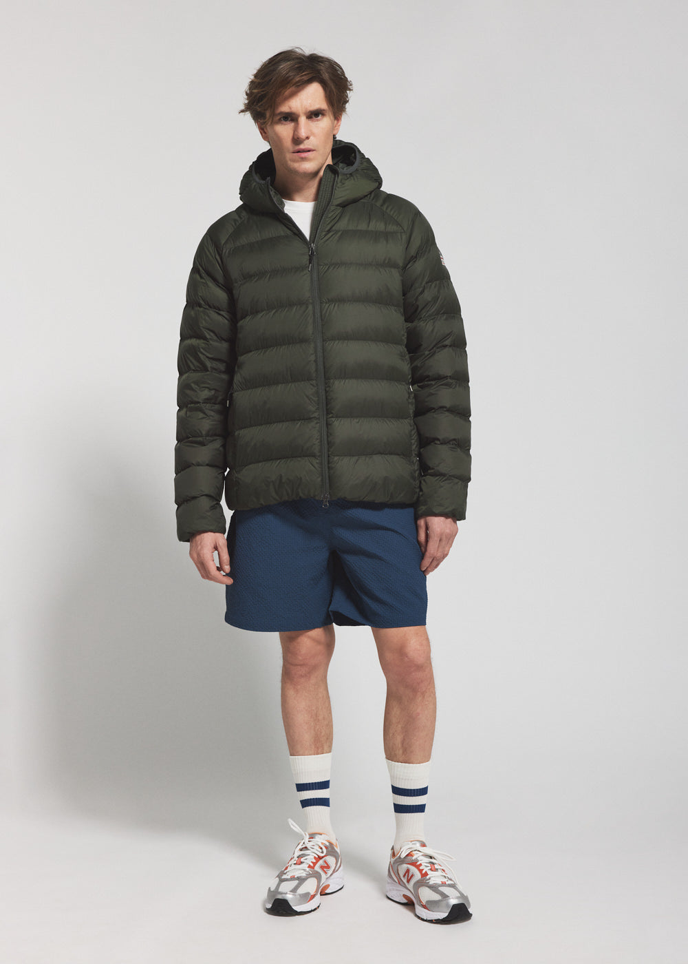 Doudoune à capuche homme Pyrenex Arial khaki