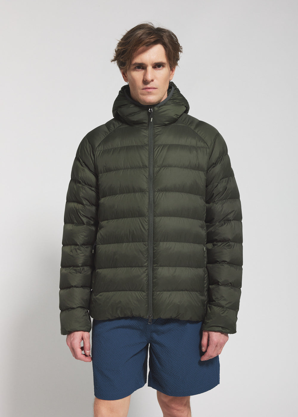 Doudoune à capuche homme Pyrenex Arial khaki