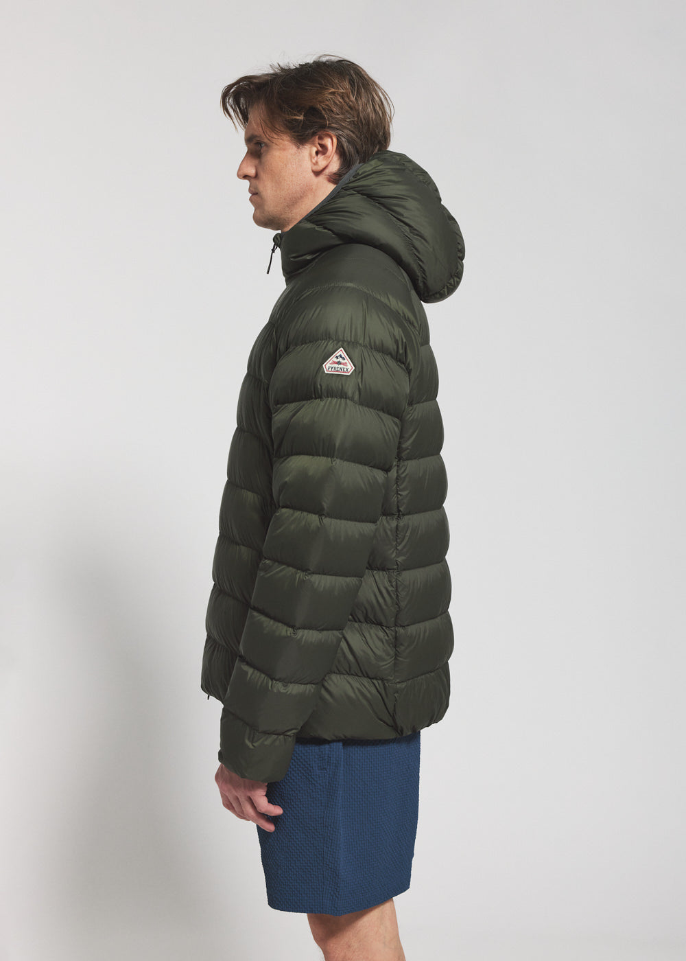 Doudoune à capuche homme Pyrenex Arial khaki
