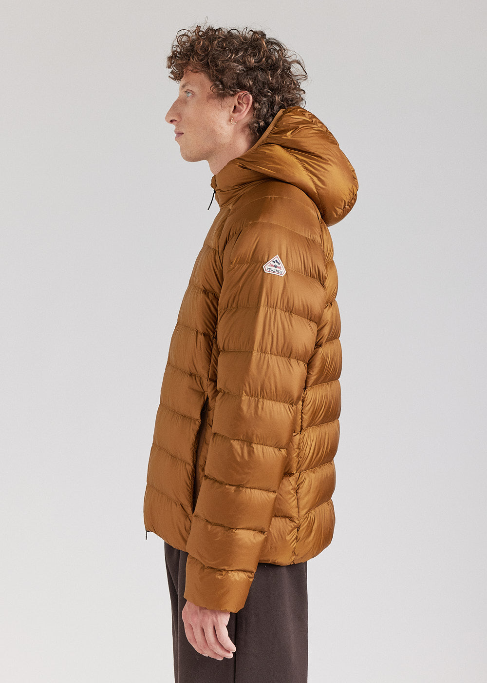 Doudoune à capuche homme Pyrenex Arial Bronze Brown