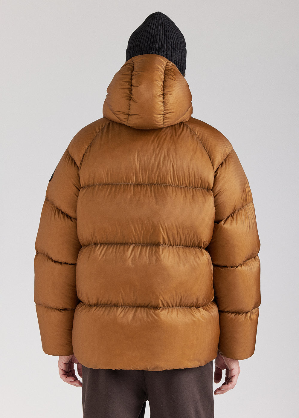 Doudoune technique à capuche pour homme Pyrenex Stellar bronze