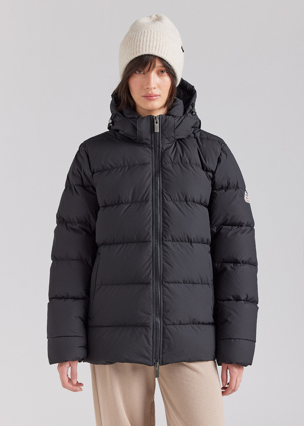 Doudoune à capuche amovible Pyrenex Spoutnic noire