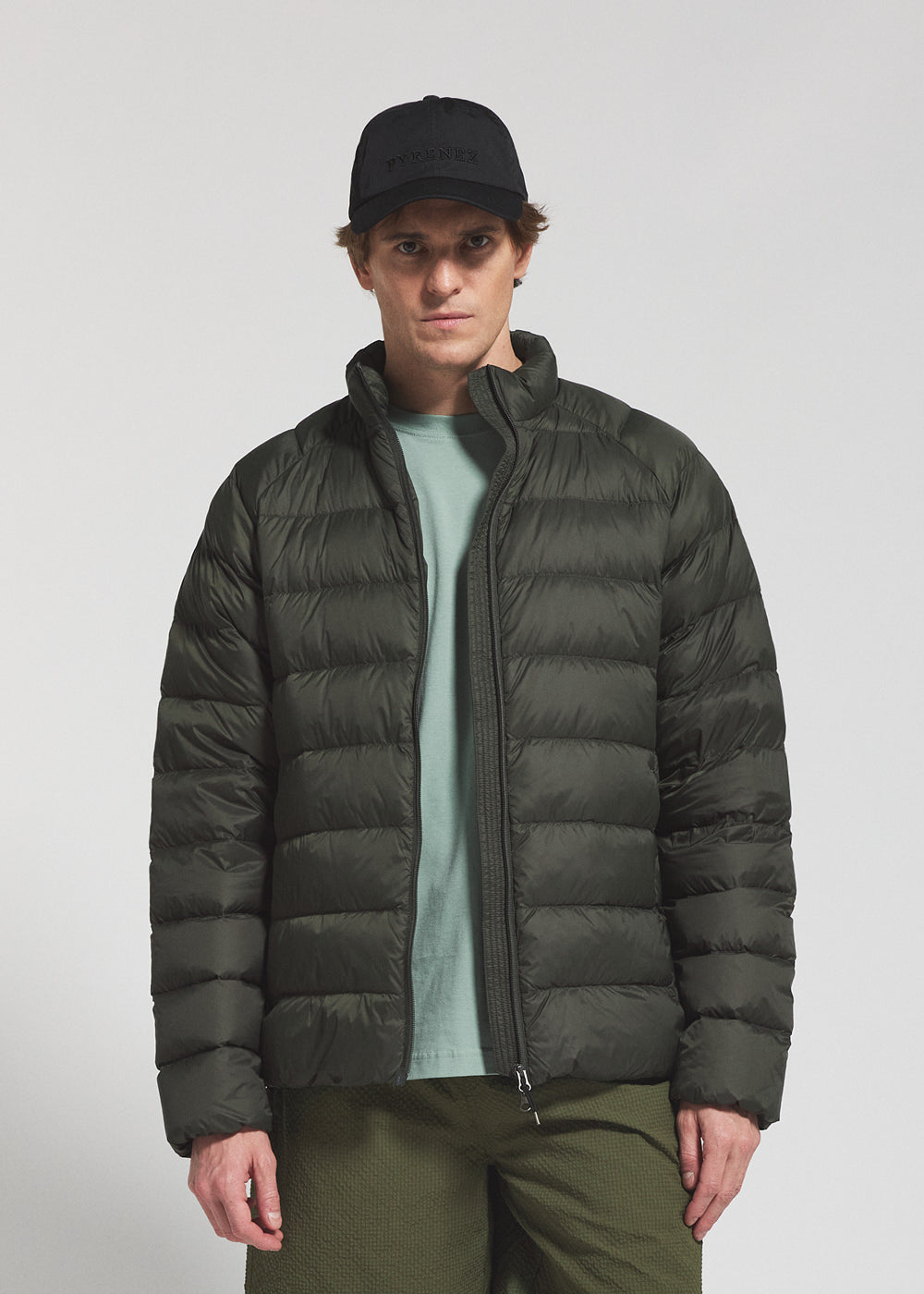 Doudoune ultra légère homme Pyrenex Arial khaki