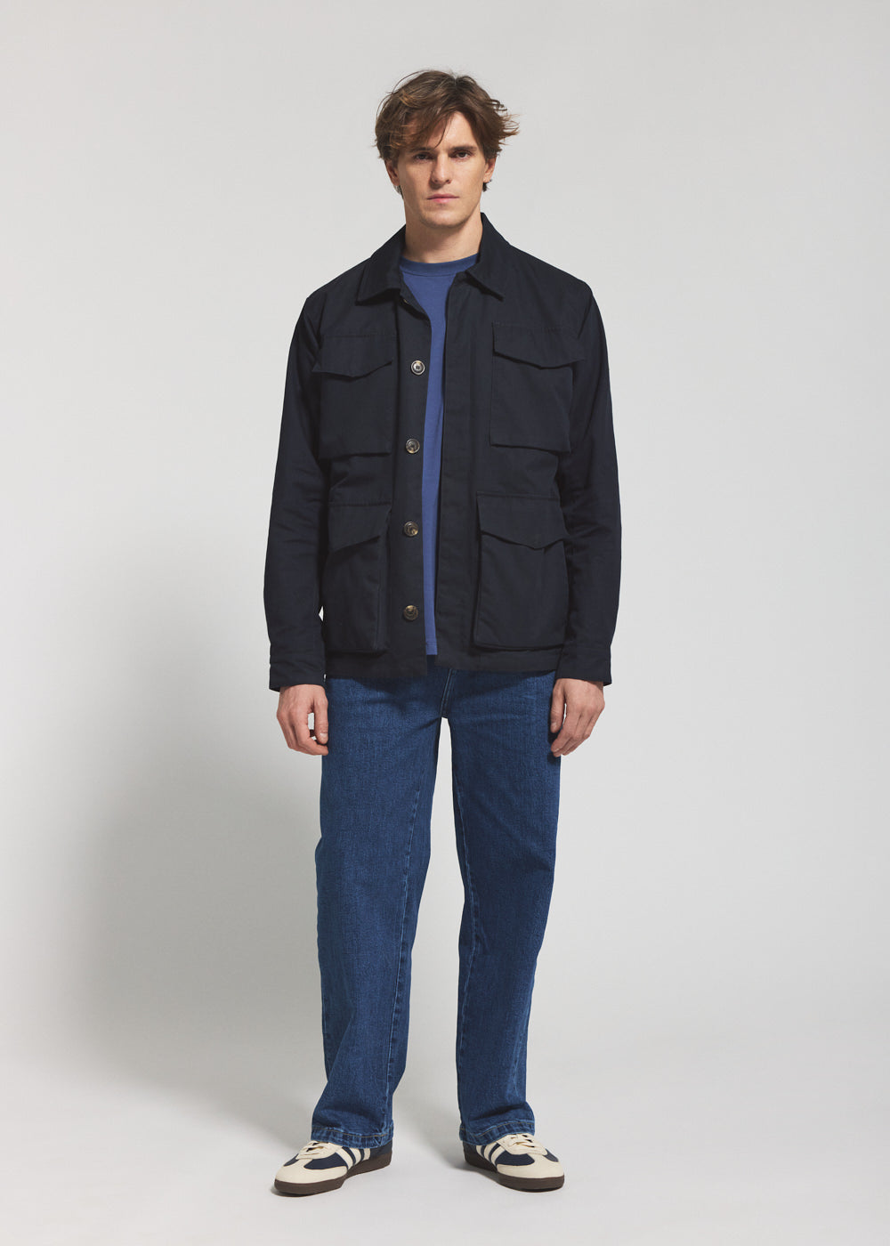 Veste légère homme Pyrenex Field bleu marine