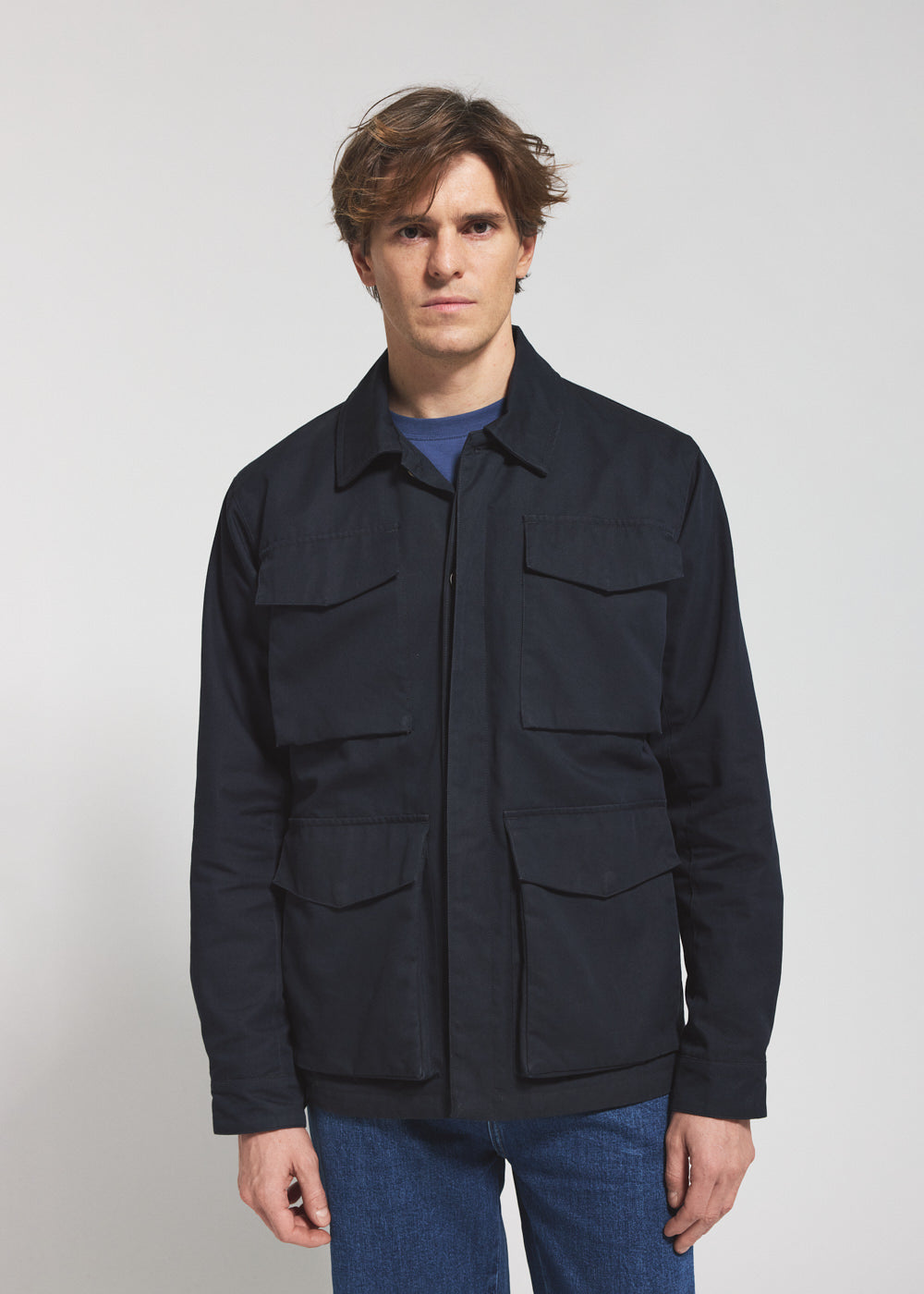 Veste légère homme Pyrenex Field bleu marine