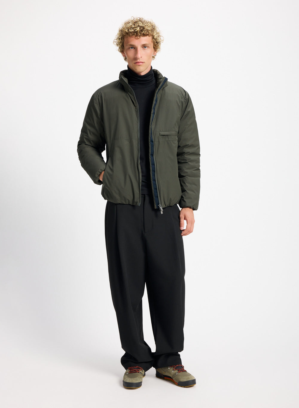 Blouson en duvet pour homme Pyrenex Spectre kaki