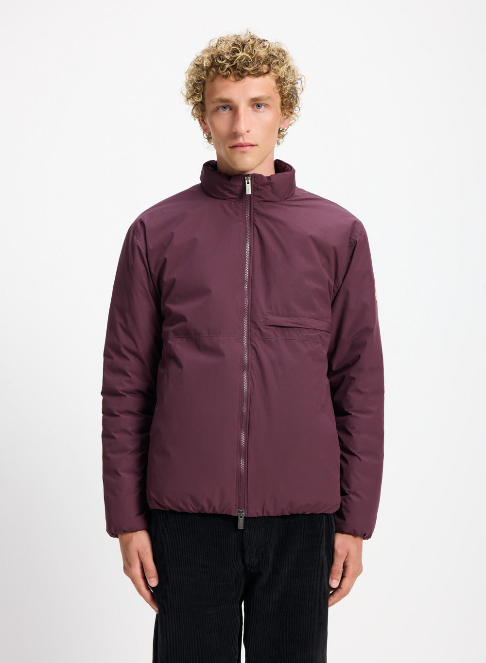 Blouson en duvet pour homme Pyrenex Spectre violet foncé