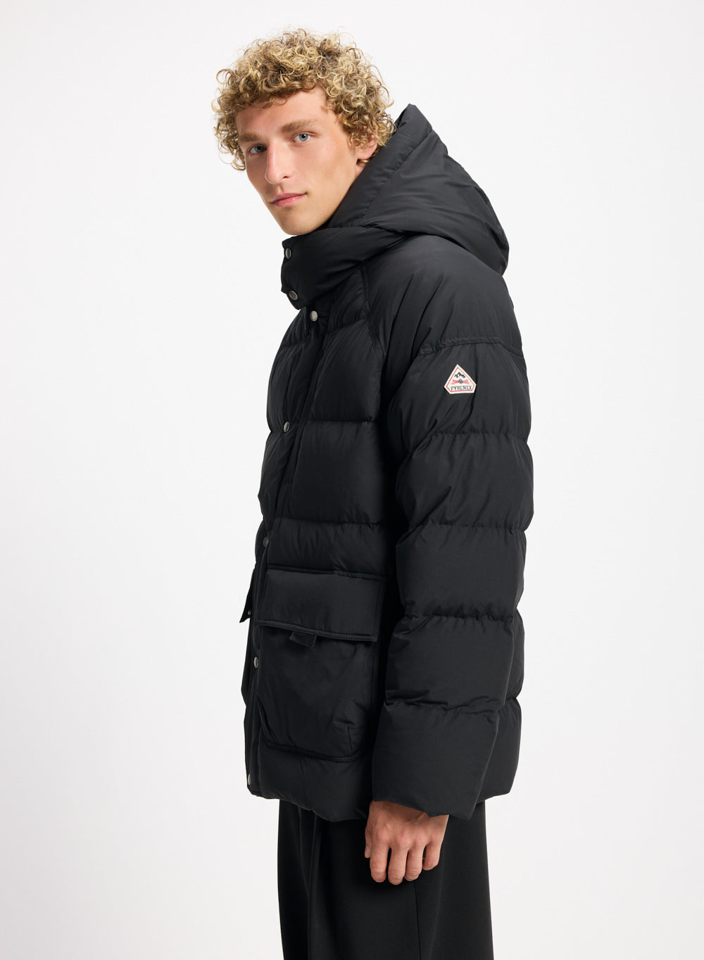 Doudoune hiver homme en duvet naturel Pyrenex Voyager noire