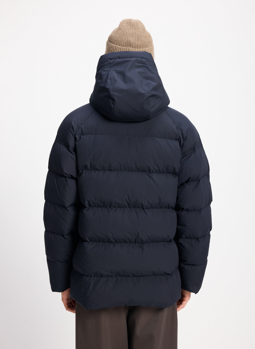 Doudoune hiver homme en duvet naturel Pyrenex Voyager bleu marine