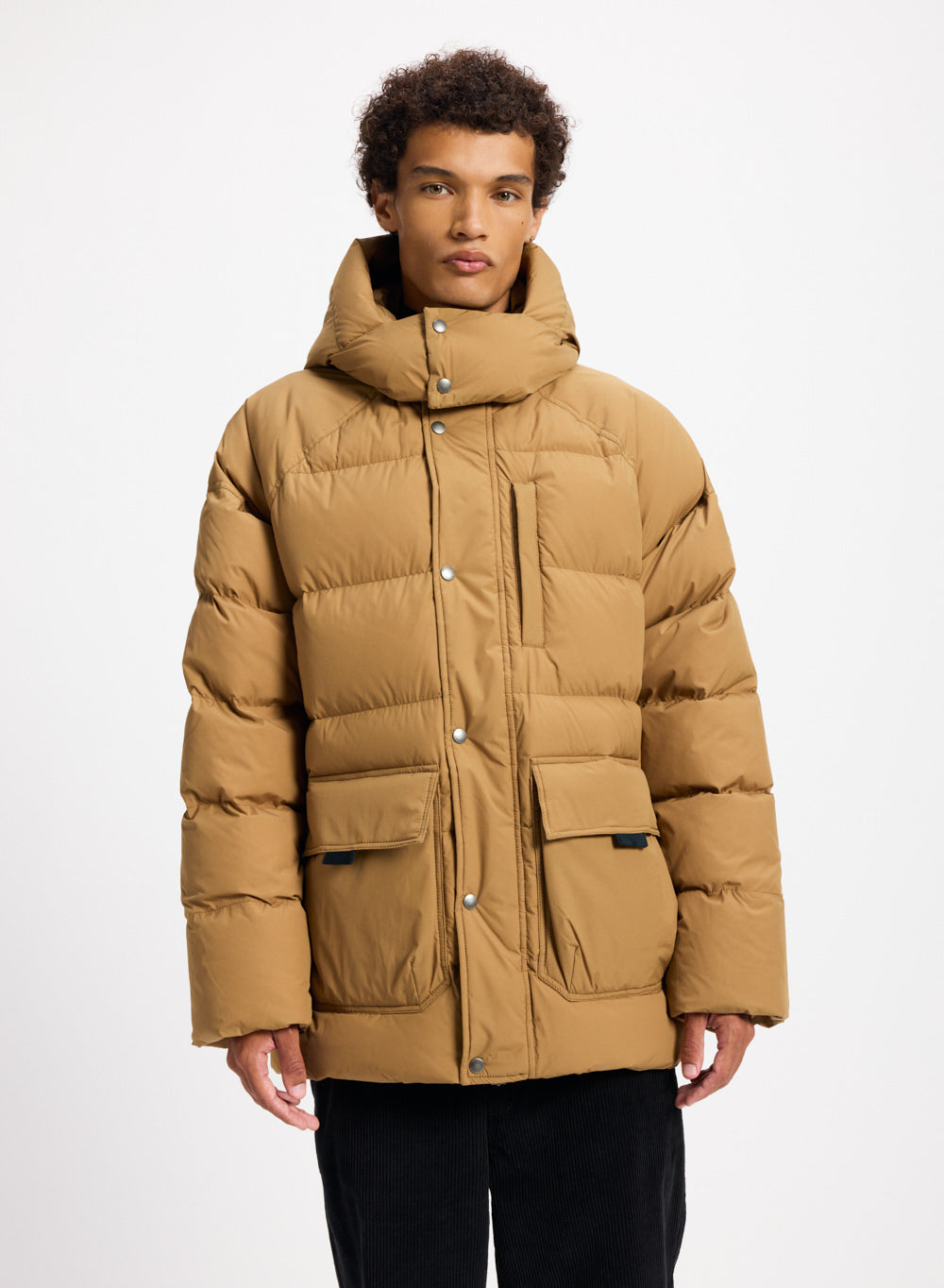 Doudoune hiver homme en duvet naturel Pyrenex Voyager ocre