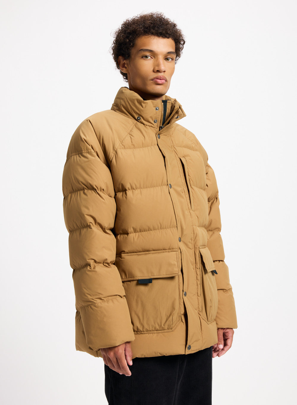 Doudoune hiver homme en duvet naturel Pyrenex Voyager ocre