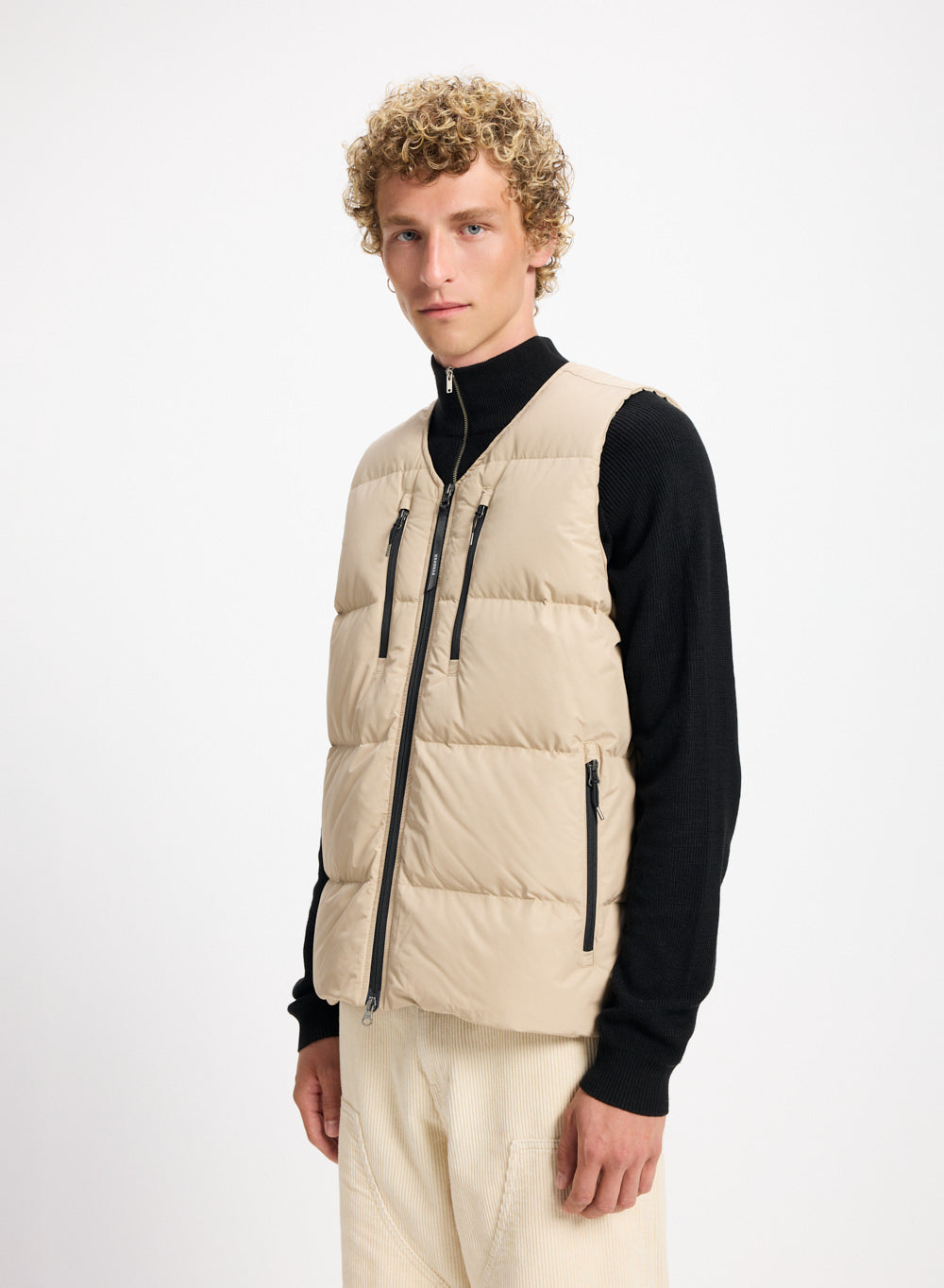 Doudoune sans manches homme Pyrenex Solace beige