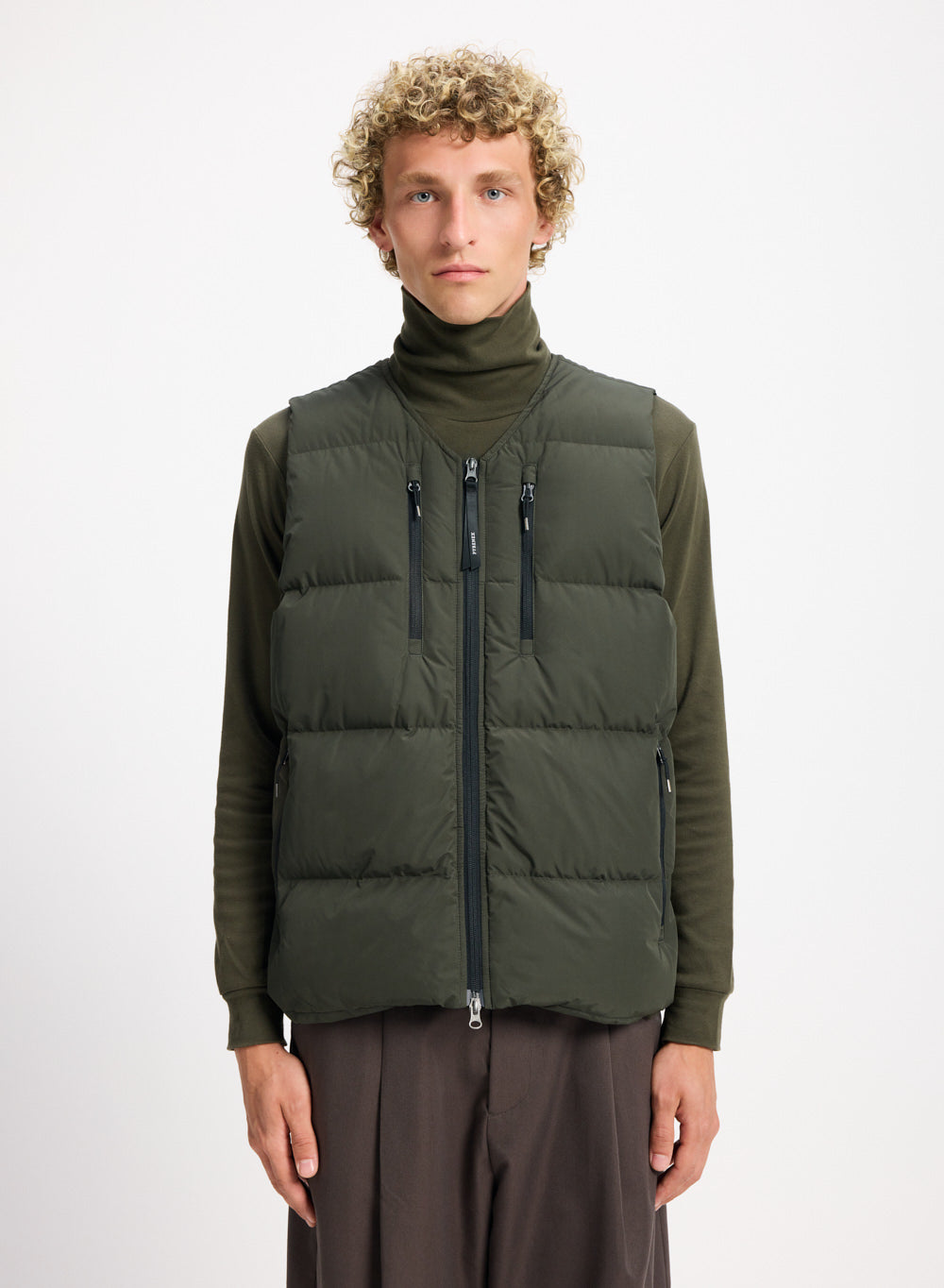 Doudoune sans manches homme Pyrenex Solace kaki