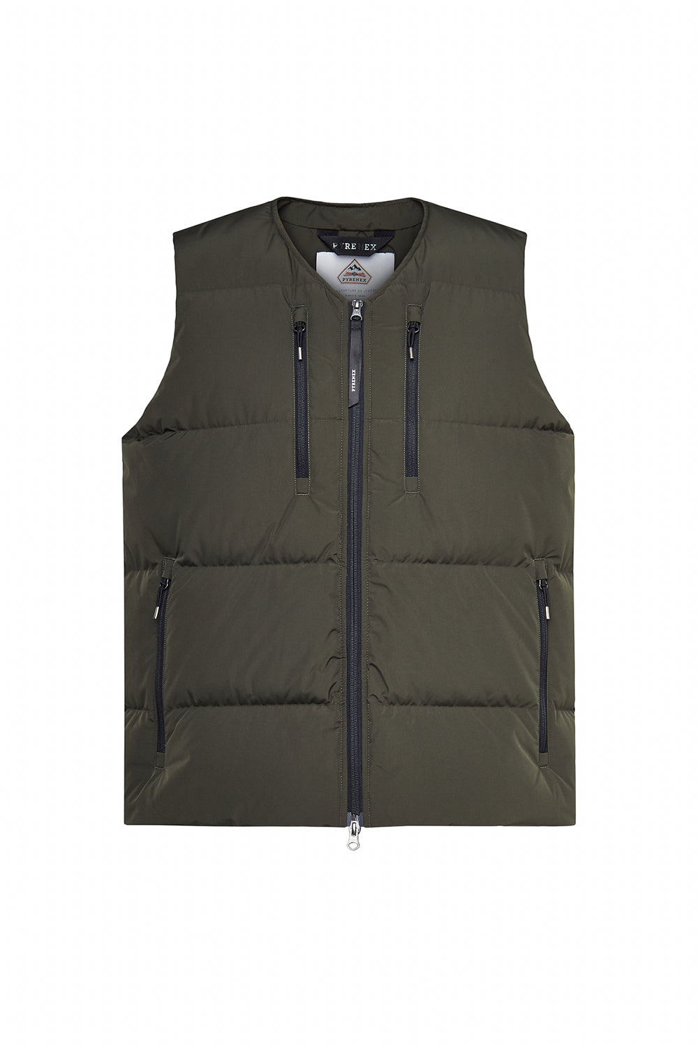 Doudoune sans manches homme Pyrenex Solace kaki
