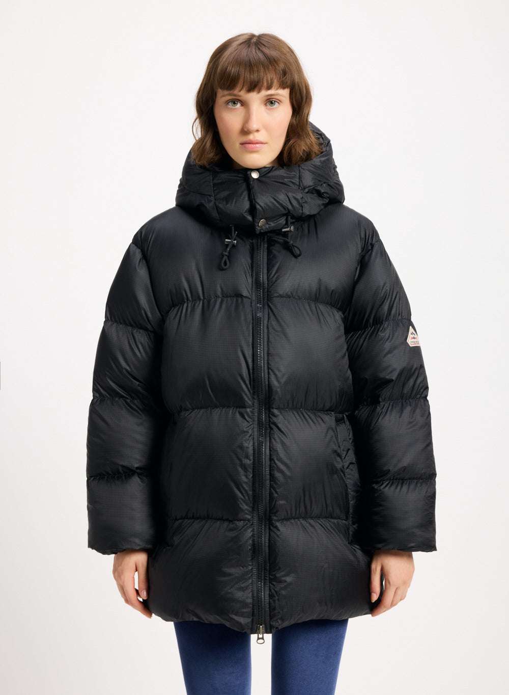 Doudoune chaude unisexe Pyrenex Shift Hooded Ripstop noire