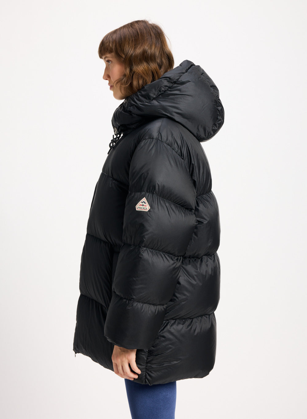 Doudoune chaude unisexe Pyrenex Shift Hooded Ripstop noire