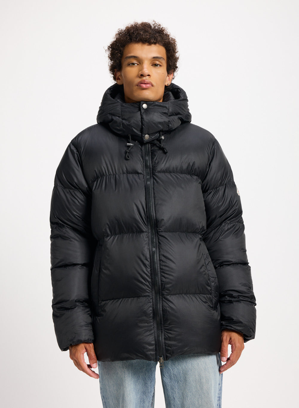 Doudoune chaude unisexe Pyrenex Shift Hooded Ripstop noire