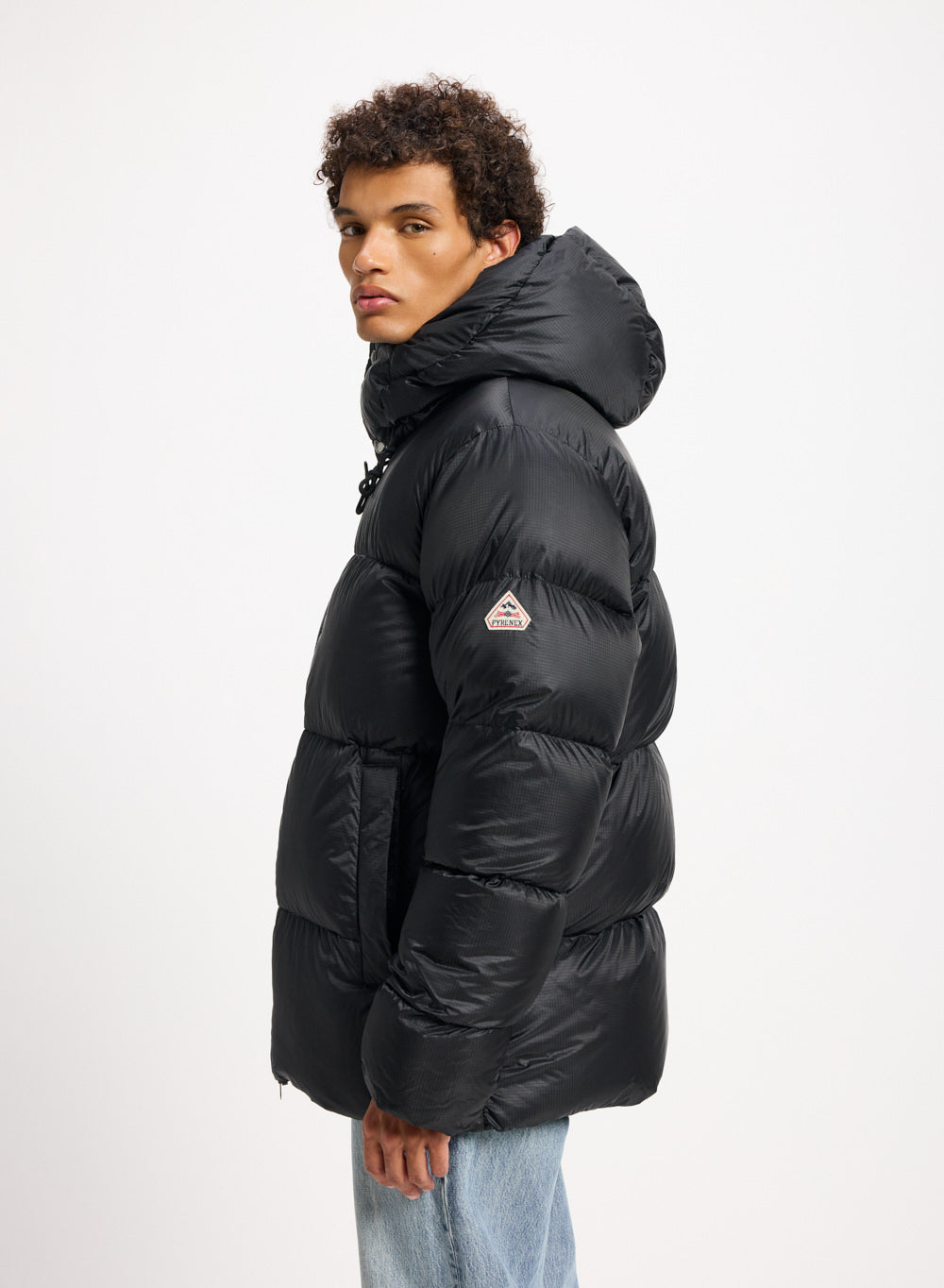 Doudoune chaude unisexe Pyrenex Shift Hooded Ripstop noire