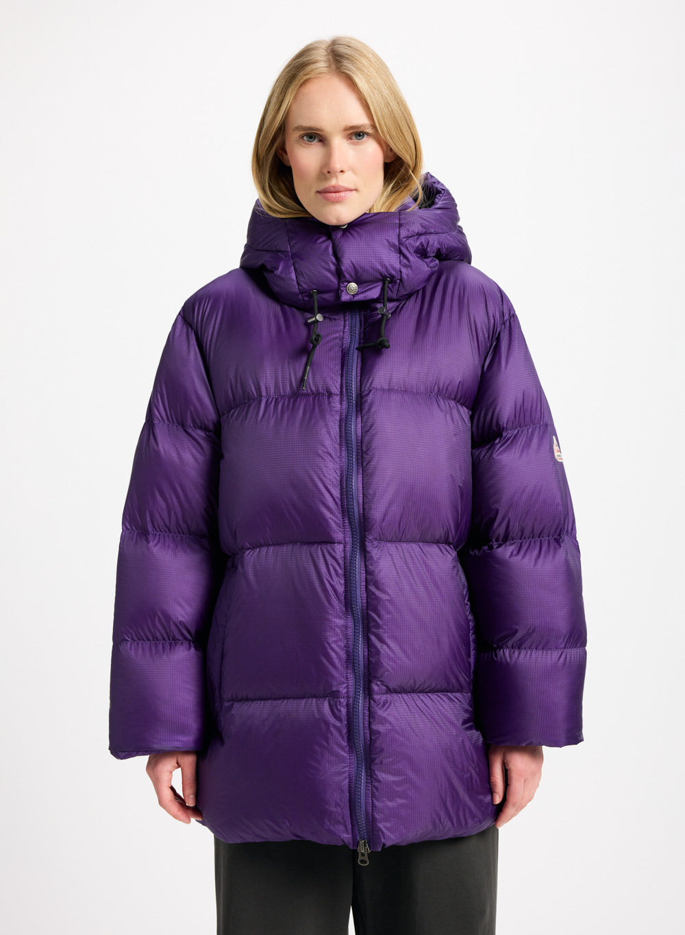 Doudoune chaude et ultra légère unisexe Pyrenex Shift Hooded Ripstop violette