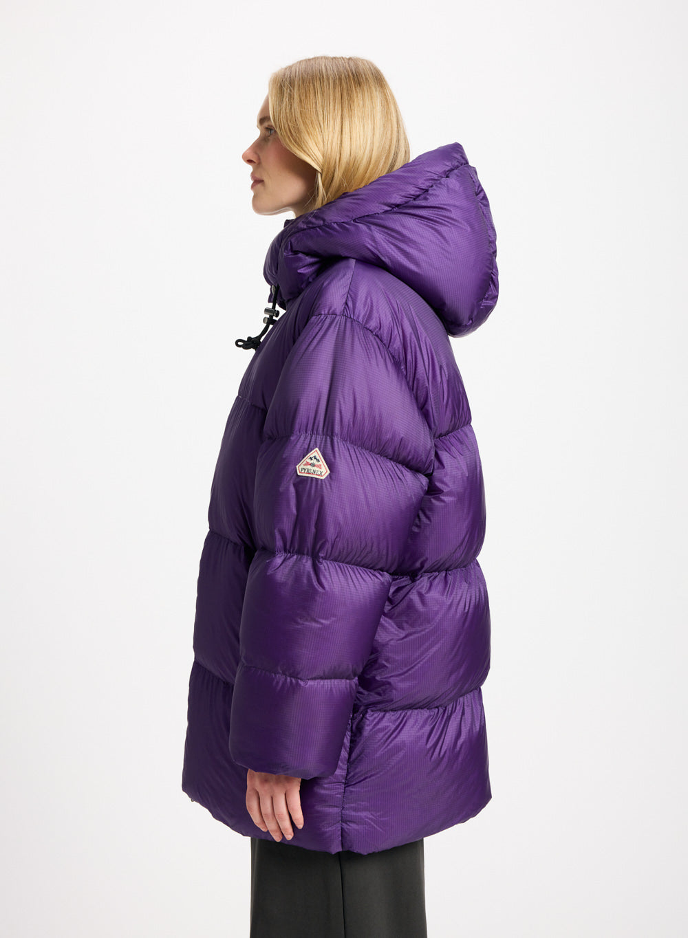 Doudoune chaude et ultra légère unisexe Pyrenex Shift Hooded Ripstop violette