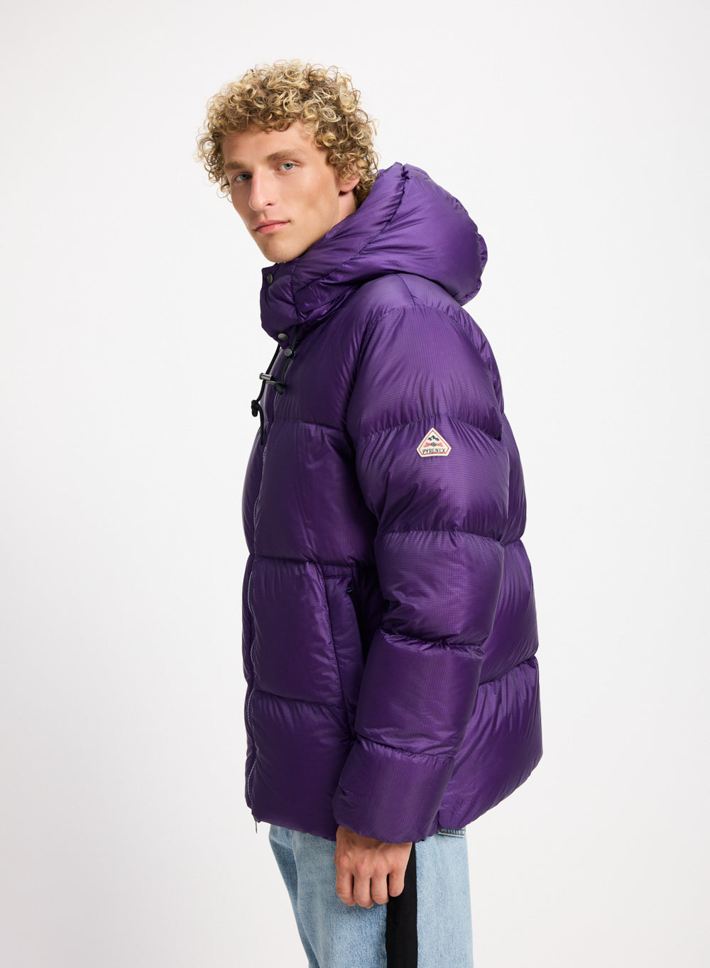 Doudoune chaude et ultra légère unisexe Pyrenex Shift Hooded Ripstop violette