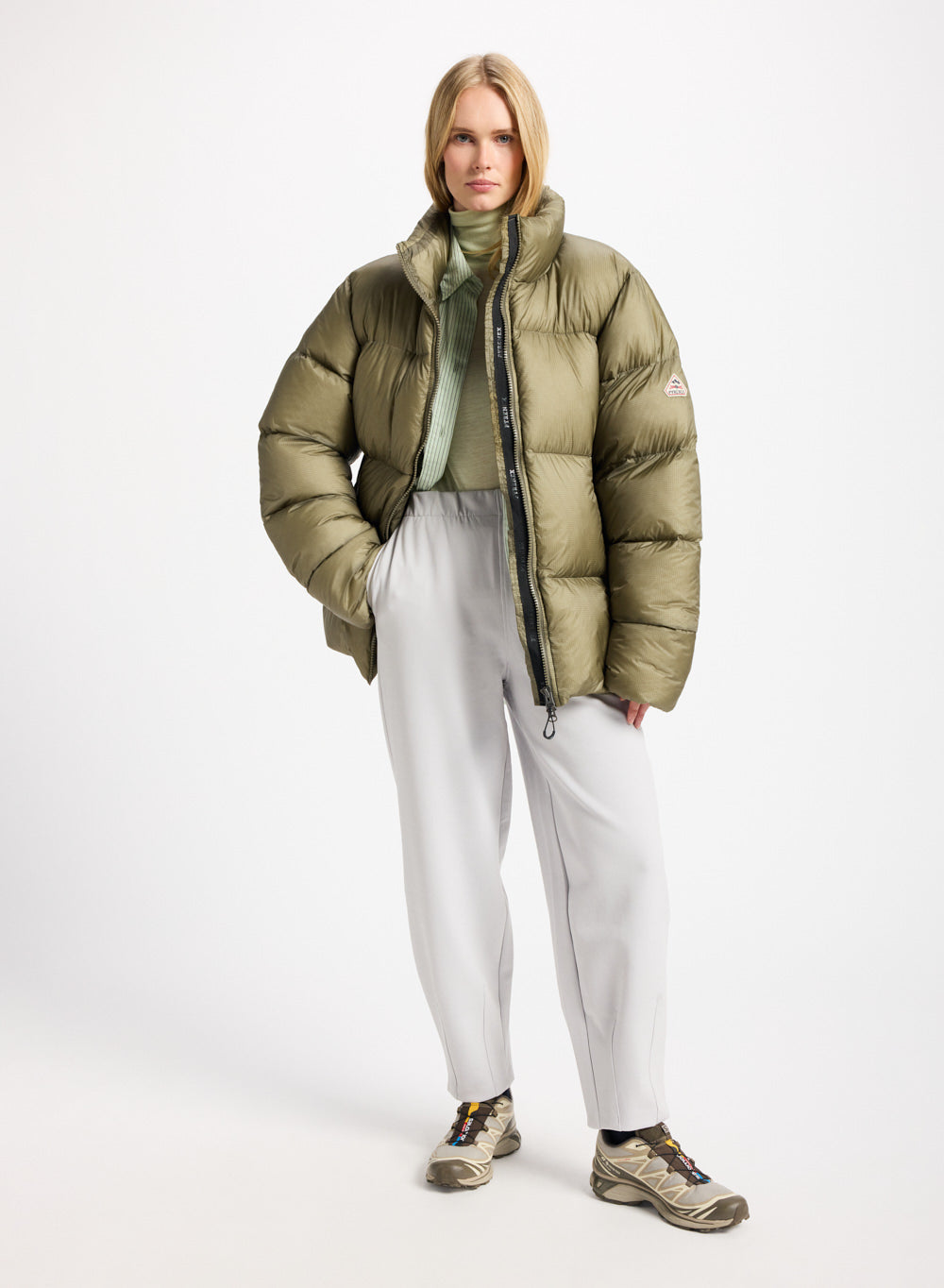 Doudoune unisexe Pyrenex Shift Ripstop khaki clair