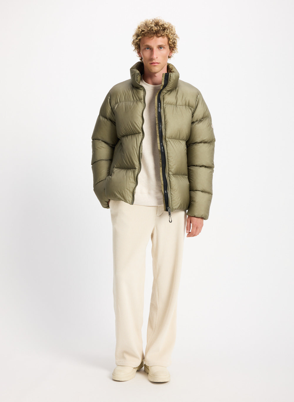 Doudoune unisexe Pyrenex Shift Ripstop khaki clair