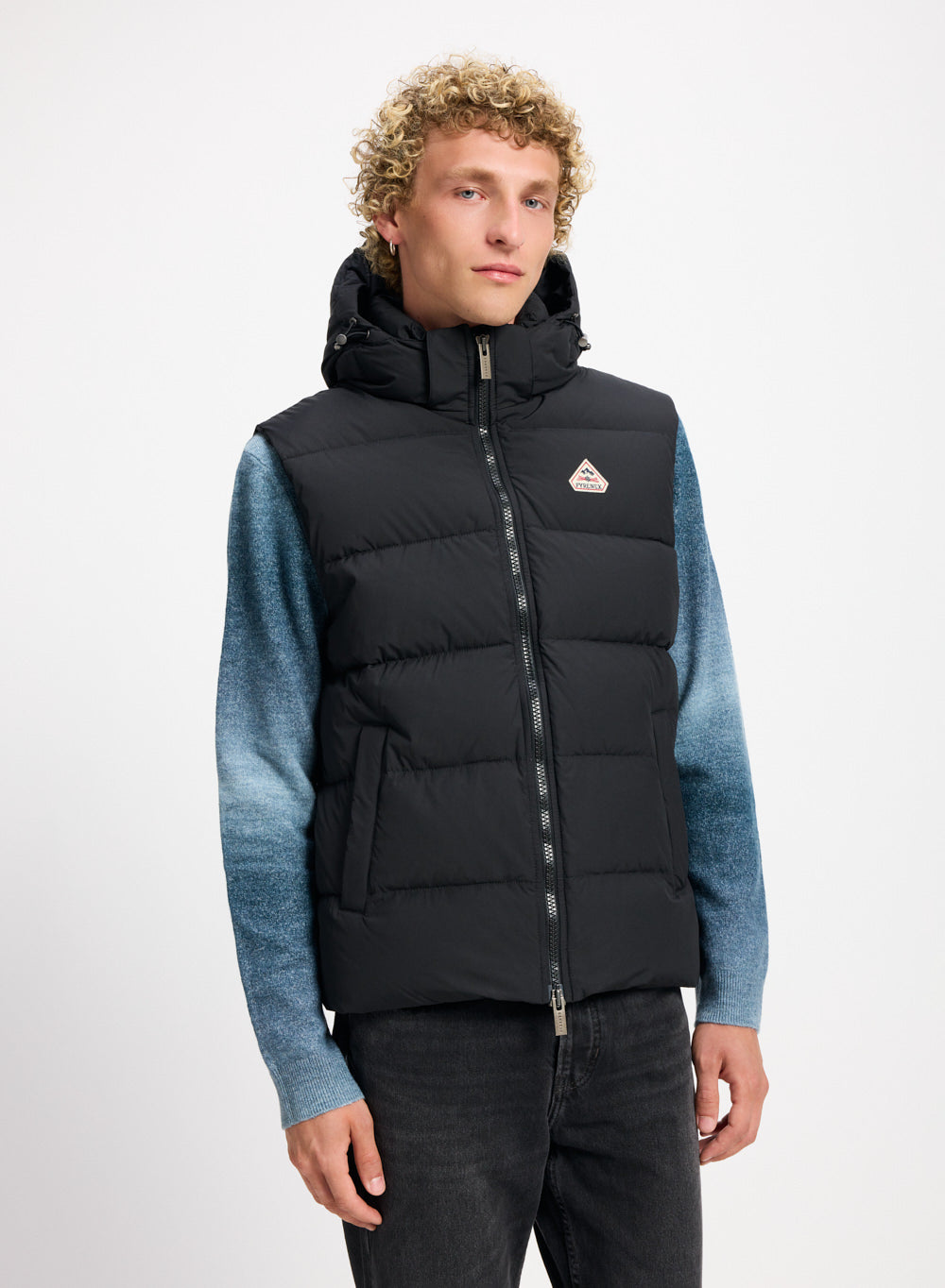 Doudoune sans-manche Pyrenex Spoutnic à capuche amovible noire