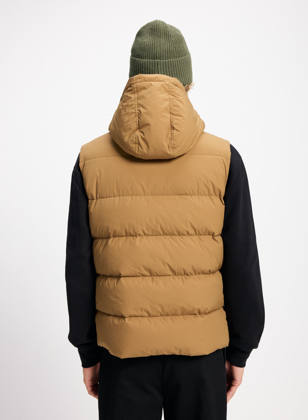 Doudoune sans-manche Pyrenex Spoutnic à capuche amovible cuivre