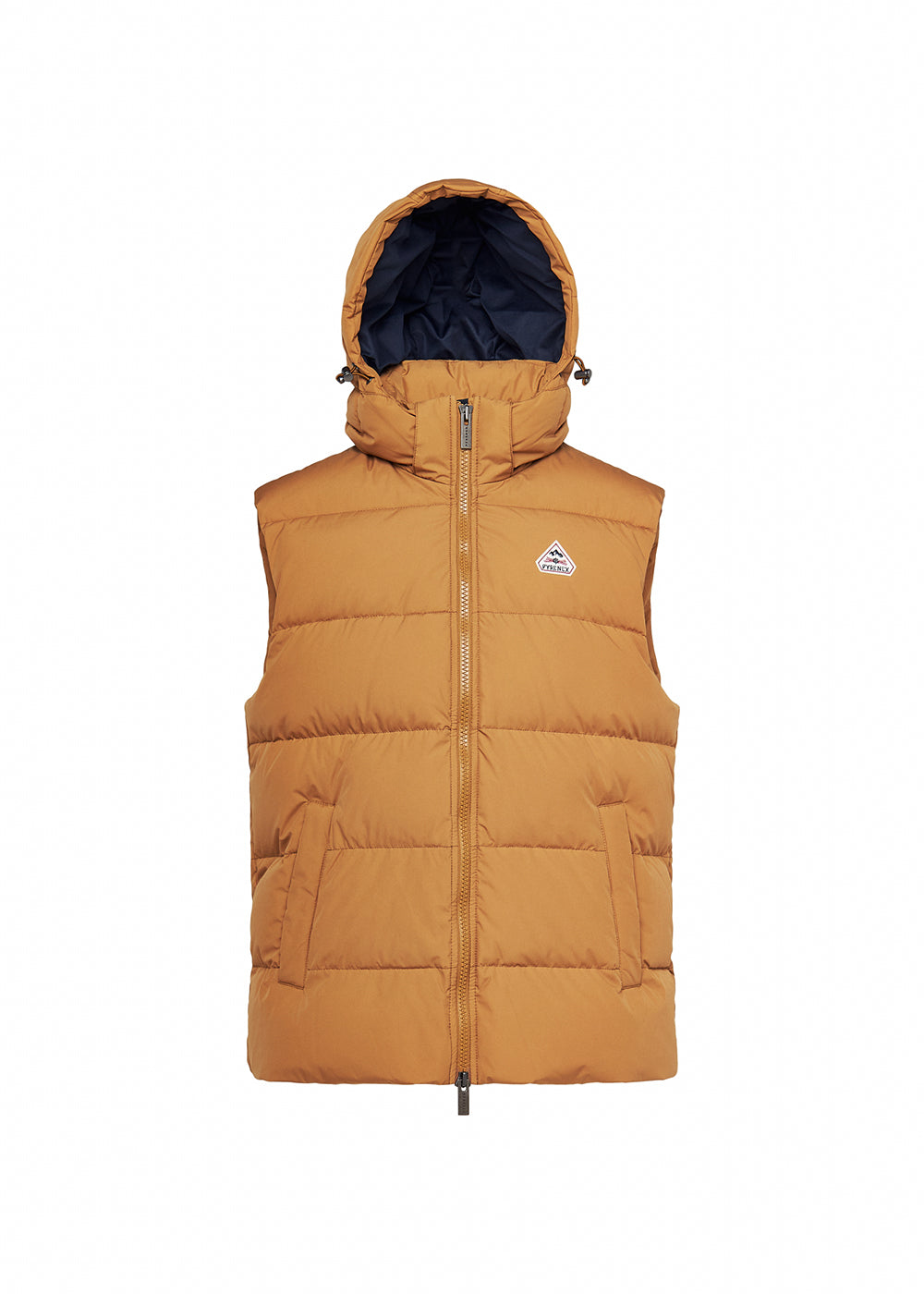 Doudoune sans-manche Pyrenex Spoutnic à capuche amovible cuivre