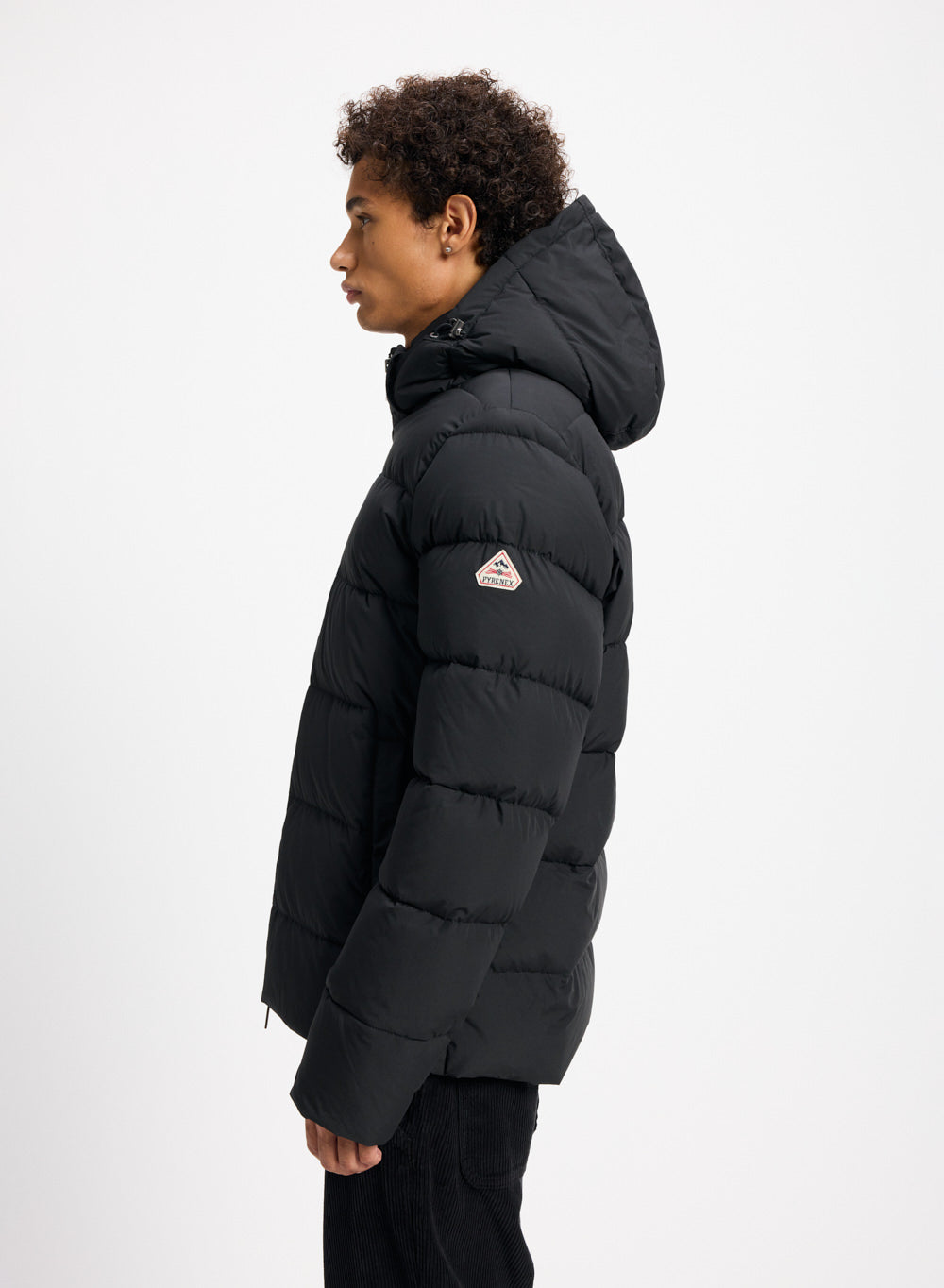 Doudoune à capuche amovible Pyrenex Spoutnic noire