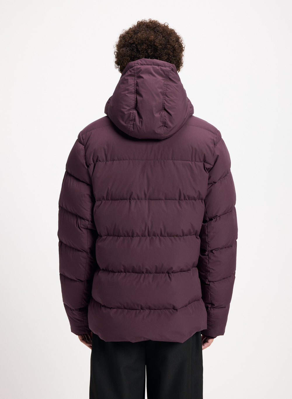 Doudoune à capuche amovible Pyrenex Spoutnic bordeaux