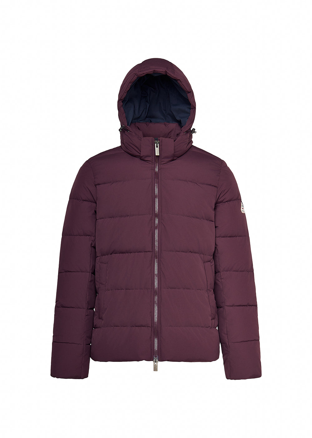 Doudoune à capuche amovible Pyrenex Spoutnic bordeaux