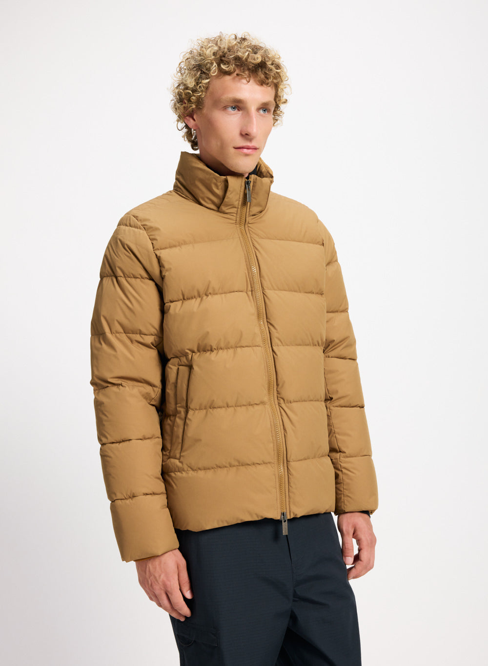 Doudoune à capuche amovible Pyrenex Spoutnic cuivre