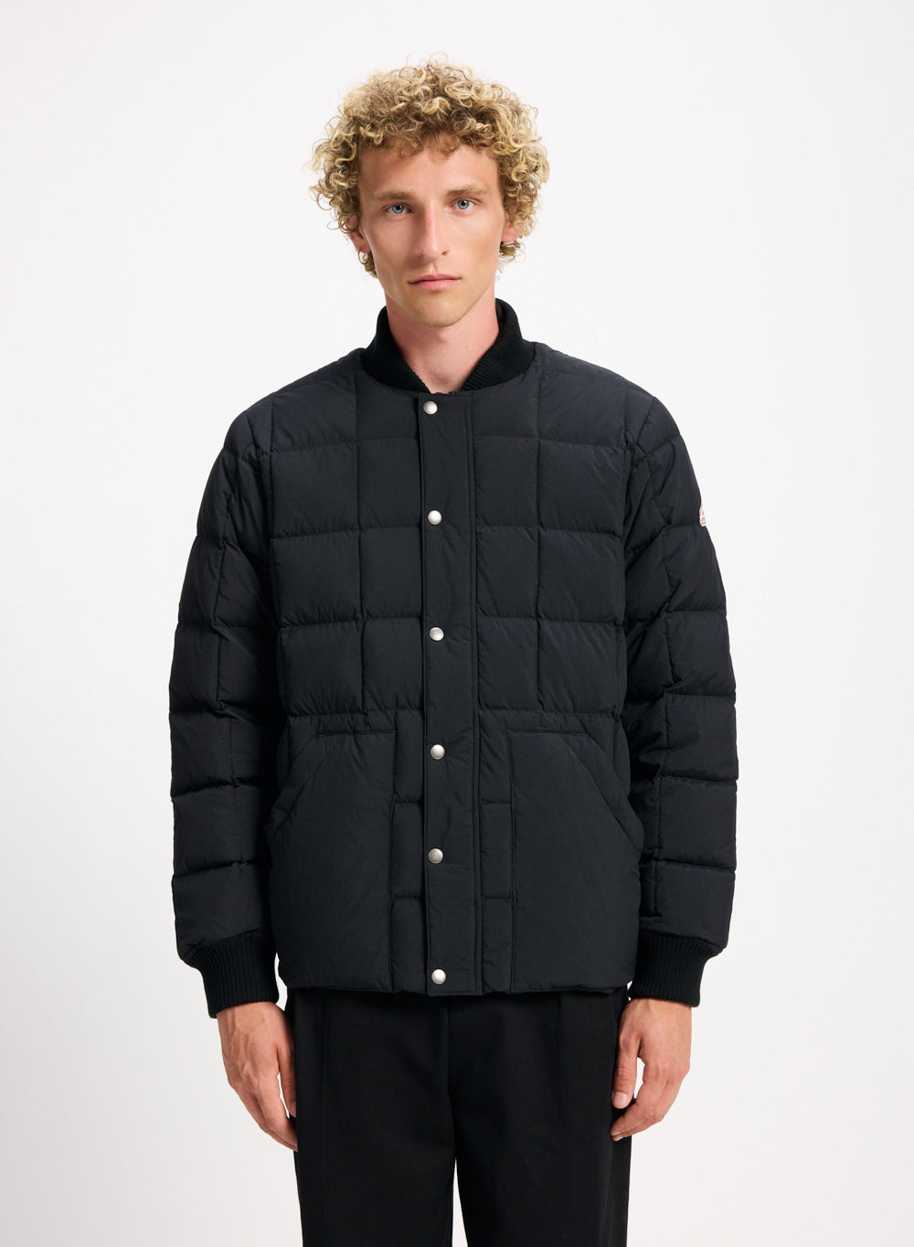 Veste doudoune homme Pyrenex Flight à piquage carré noire