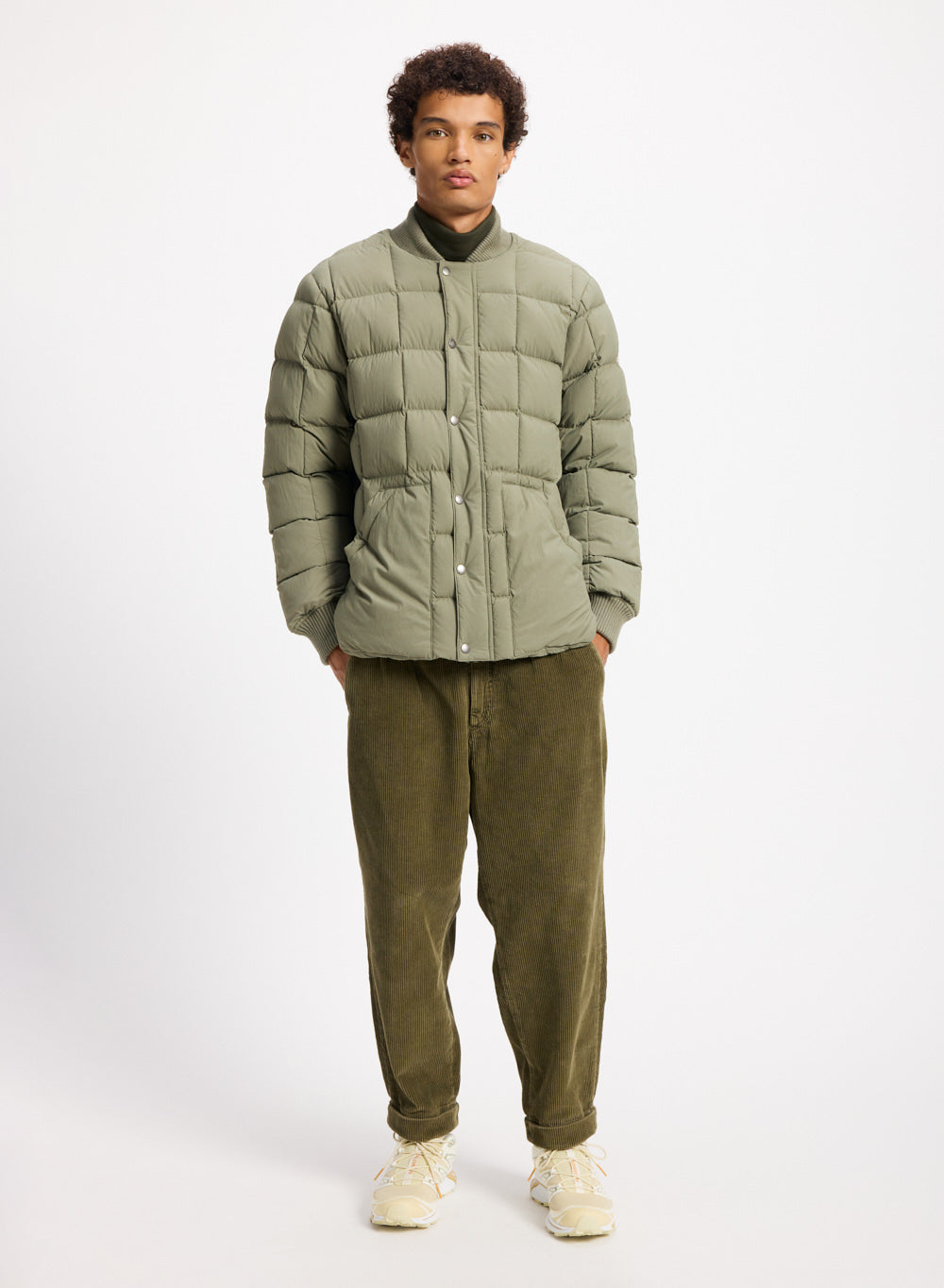 Veste doudoune homme Pyrenex Flight à piquage carré Mermaid