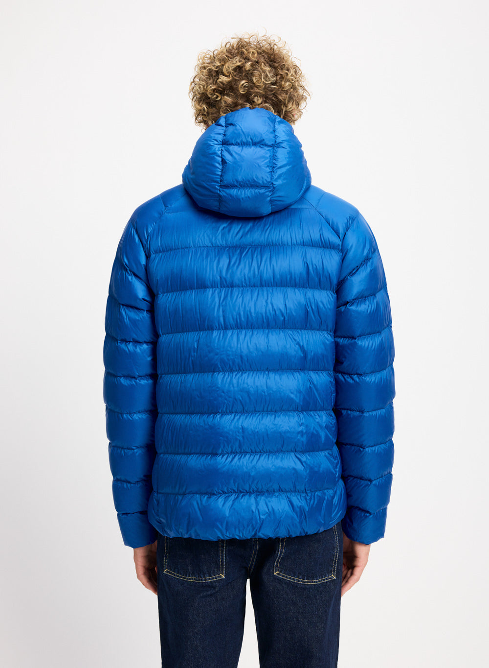 Doudoune Arial à capuche homme Pyrenex bleue