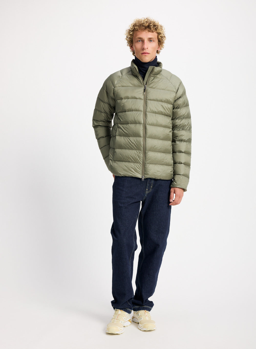 Doudoune ultra légère homme Pyrenex khaki clair