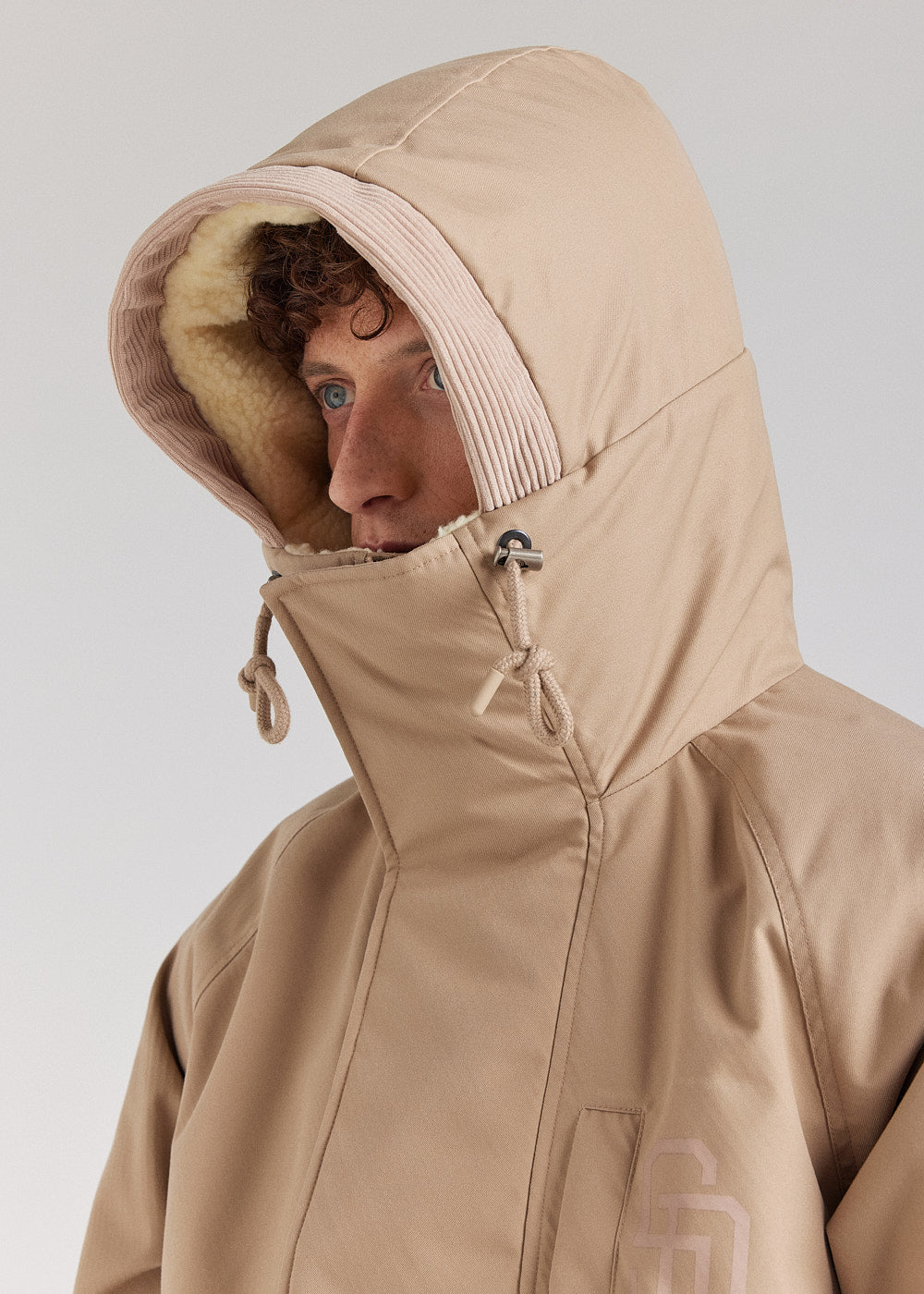 Parka hiver homme Pyrenex x Supakitch PRK Light Taupe