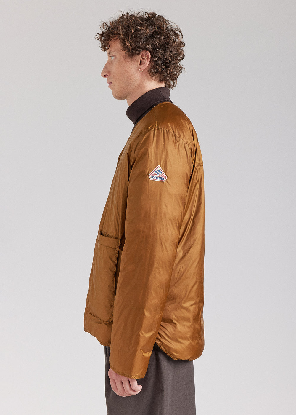 Doudoune légère réversible pour homme Pyrenex Ando bronze brown