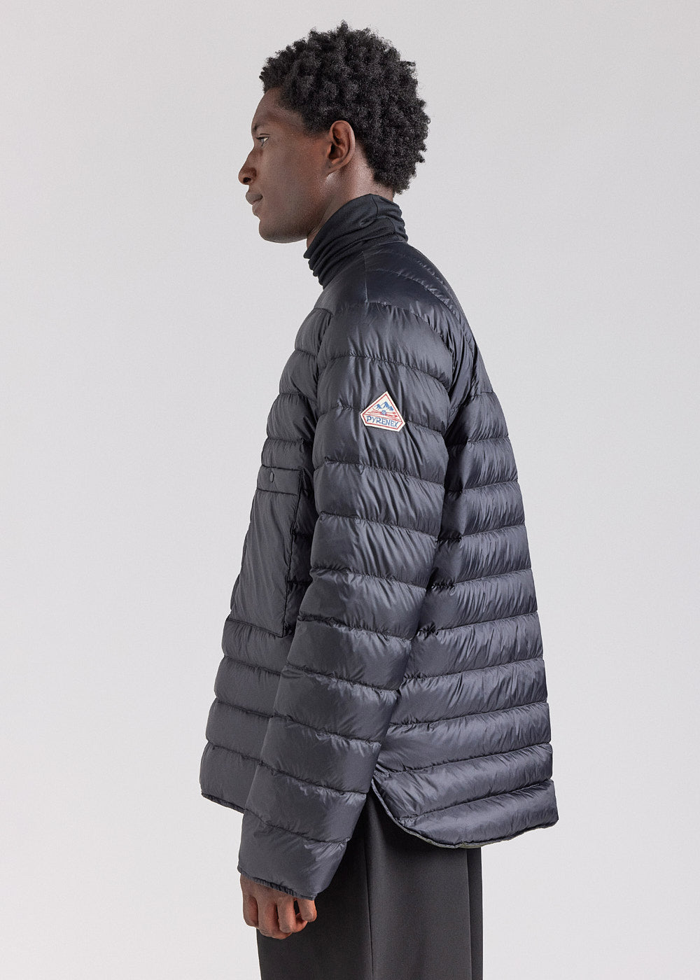 Doudoune légère réversible pour homme Pyrenex Ando deep khaki