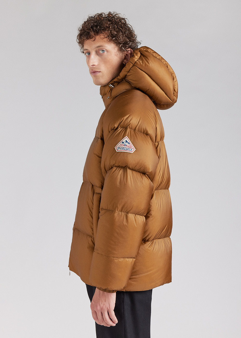 Doudoune unisexe pyrenex Sten ripstop bronze brown