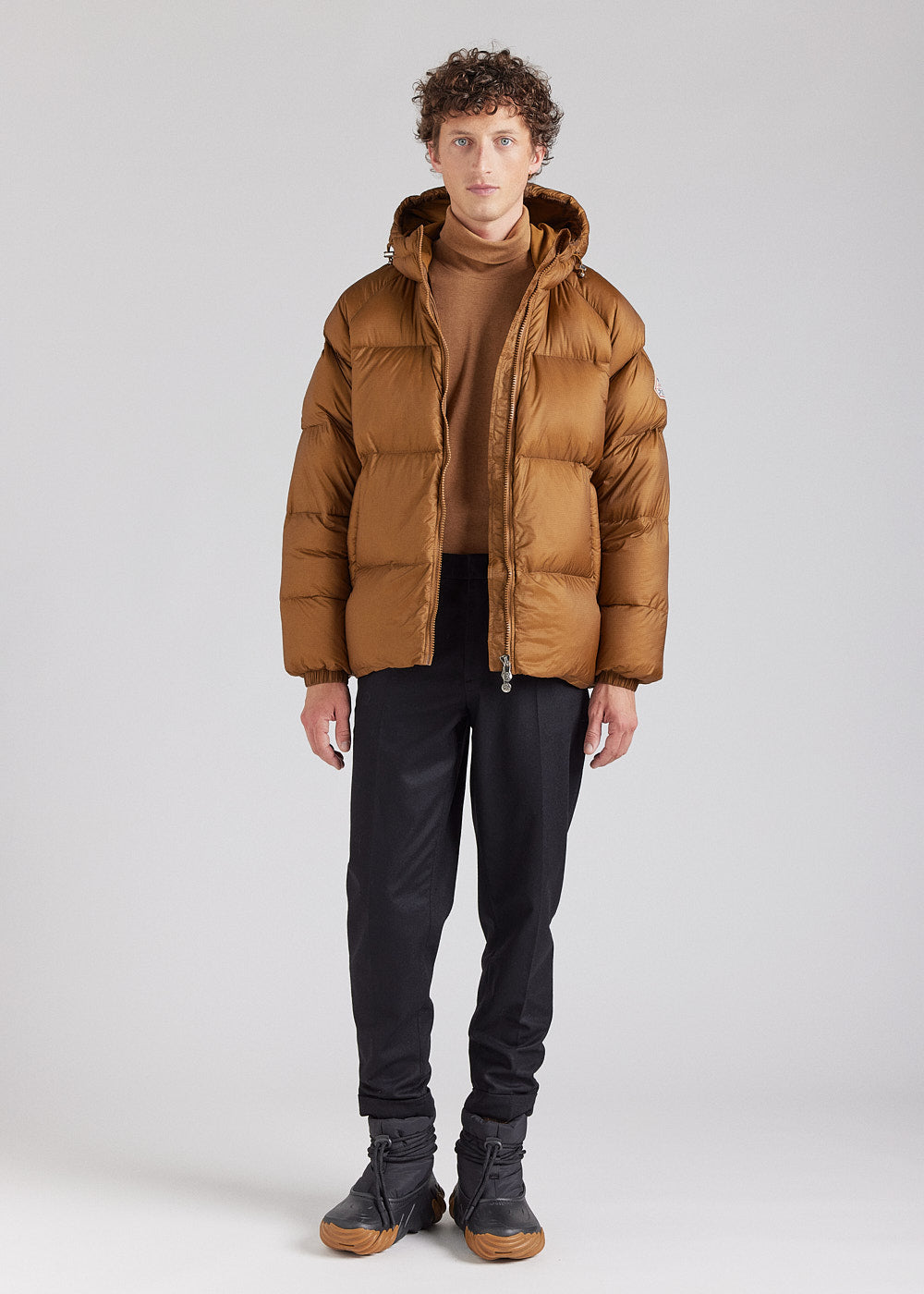 Doudoune unisexe pyrenex Sten ripstop bronze brown