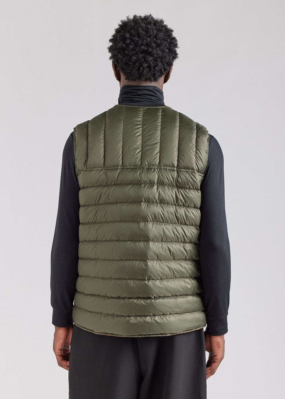 Gilet sans manches pour homme reversible Pyrenex Ando bronze brown