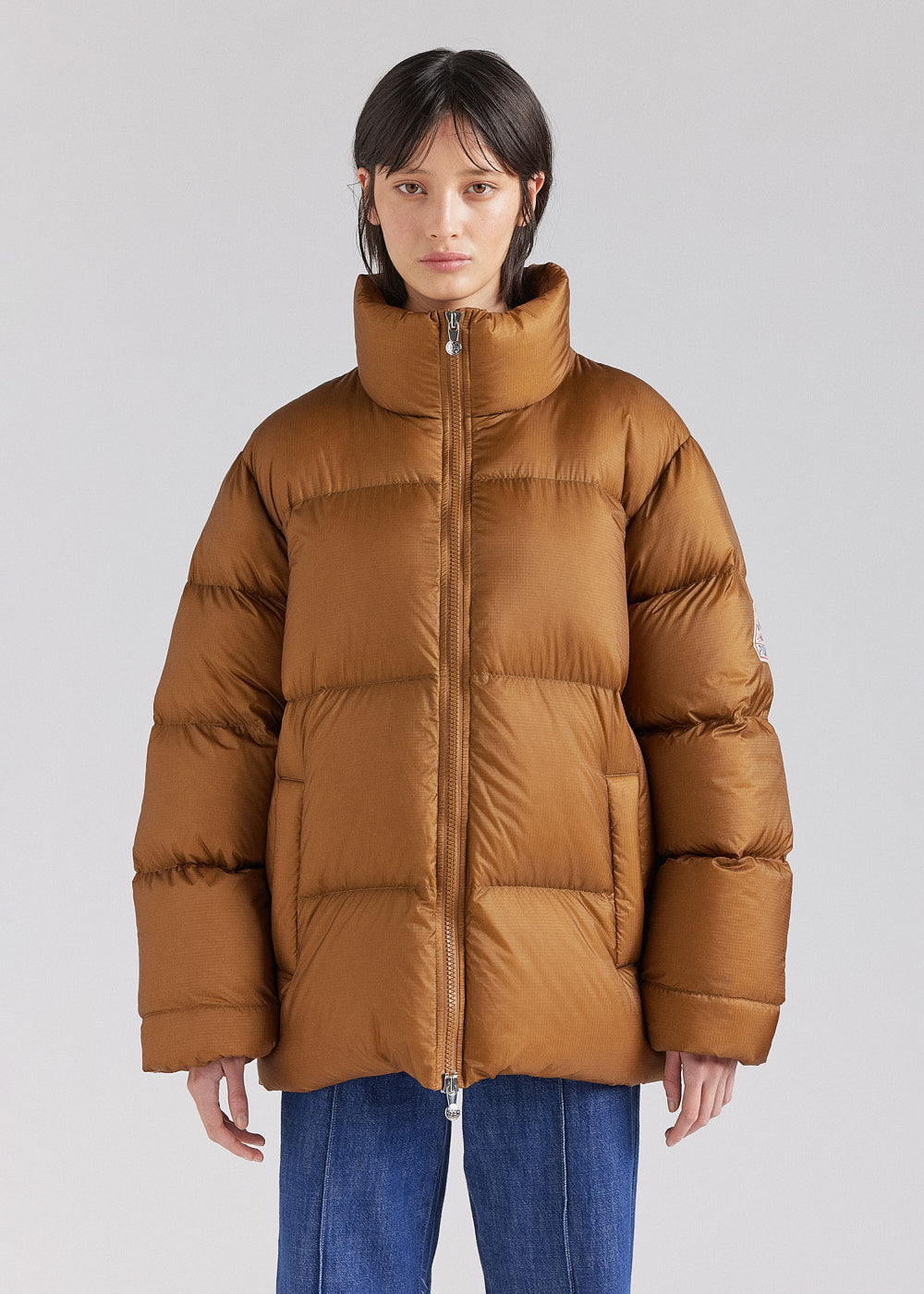 Doudoune unisexe chaude Pyrenex Shift Ripstop bronze brown